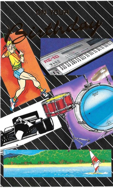 Justin 13th birthday card